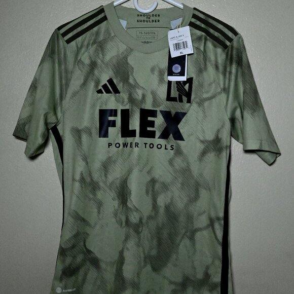 LAFC 2023/24 Adidas Green Away JerseySize XL youth size 15-16 Y